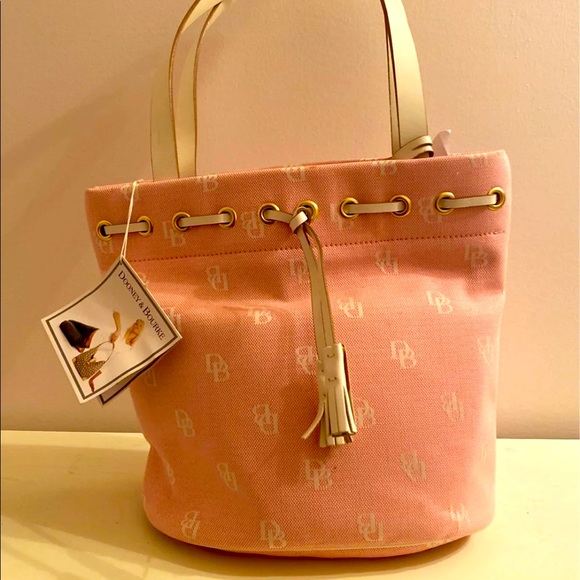 Dooney & Bourke Bags Dooney Pink Drawstring Bucket Purse Just In Time For Valentines Day Nwt